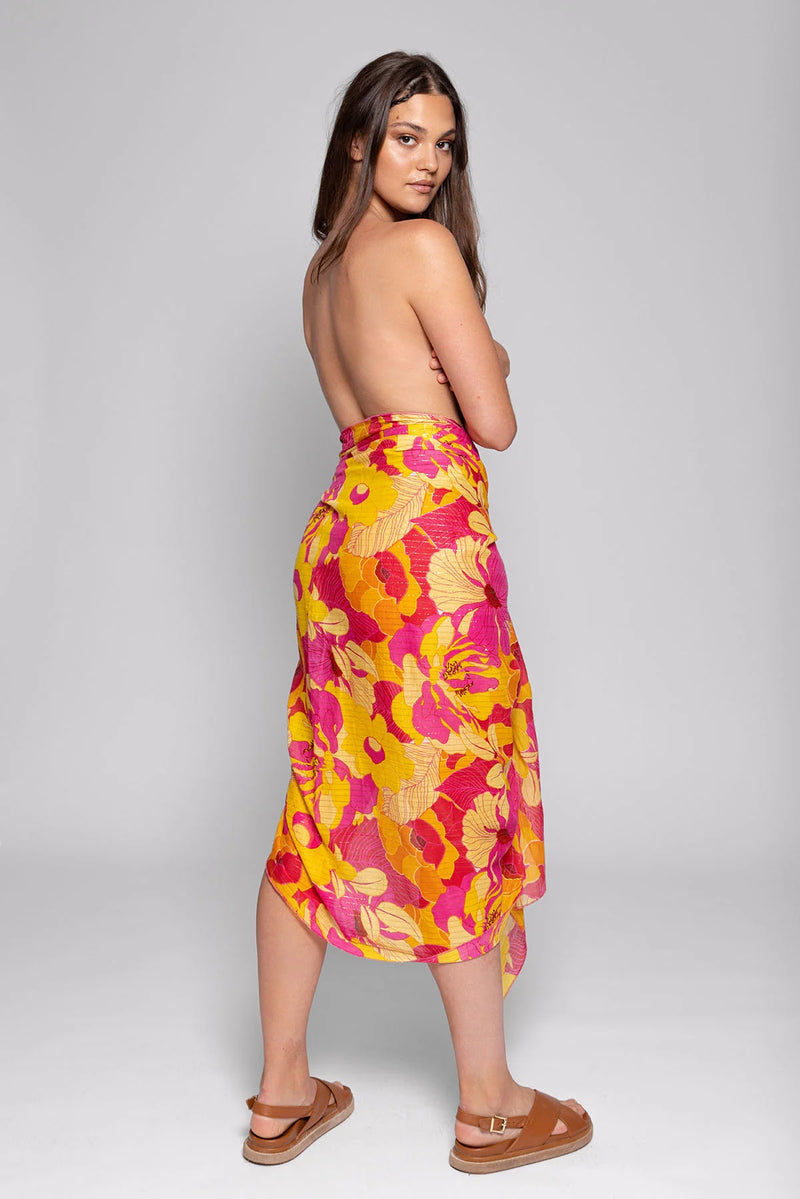 Pareo Flowers Print Os