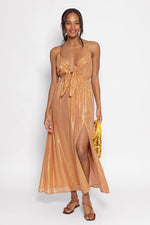 Fiona long dress sand