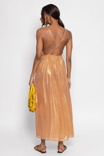 Fiona long dress sand