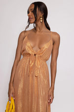 Fiona long dress sand