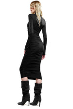 Abito Midi Jessy Dress Black