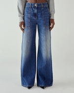 Flaire Fatigue jeans blu