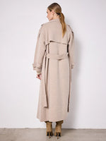 Trench in lana e cashmere