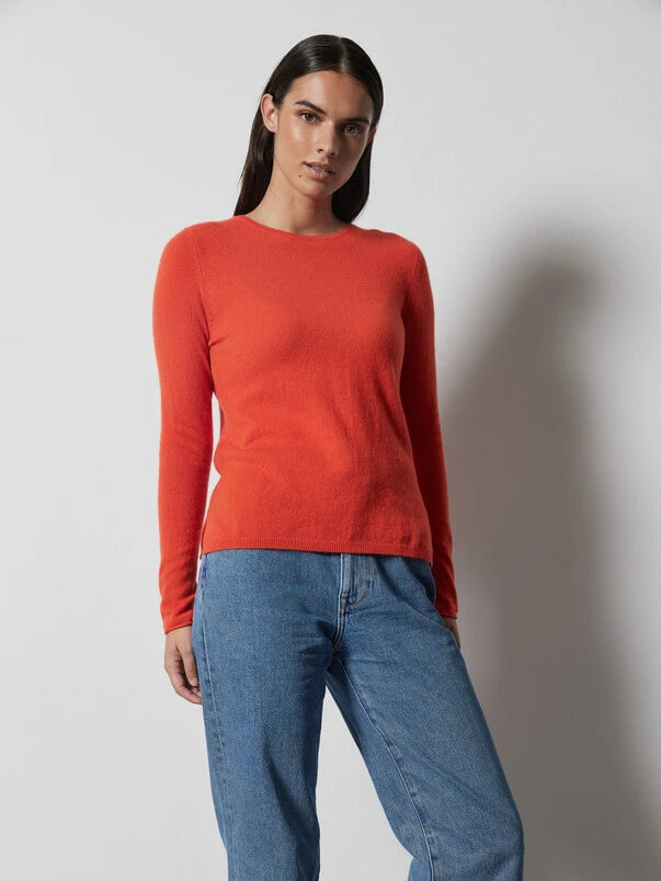 Becka cashmere jumper arancio