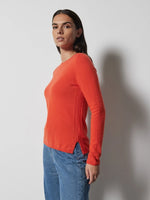 Becka cashmere jumper arancio