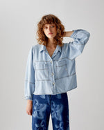 Camicia Jacket Solange Japan denim Marble Bleach