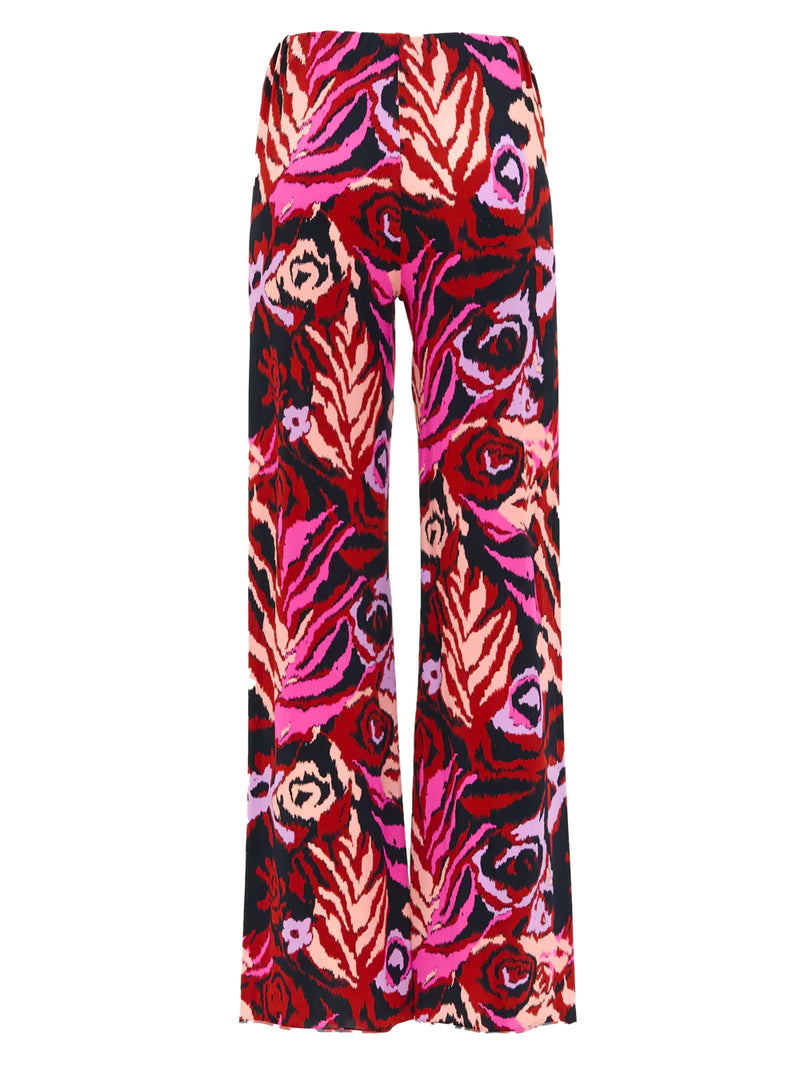 Monastir print Pantalone rosa